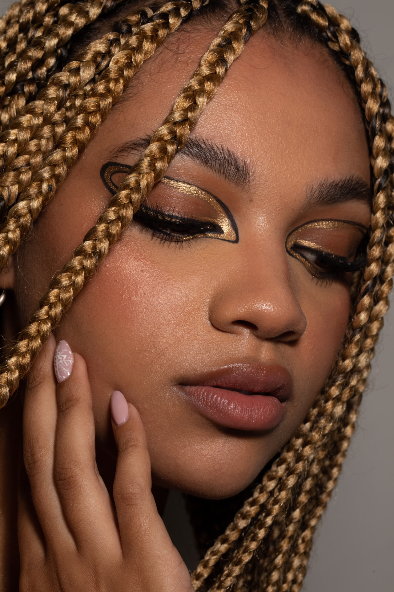 Beauty portrait of Charlie before retouching