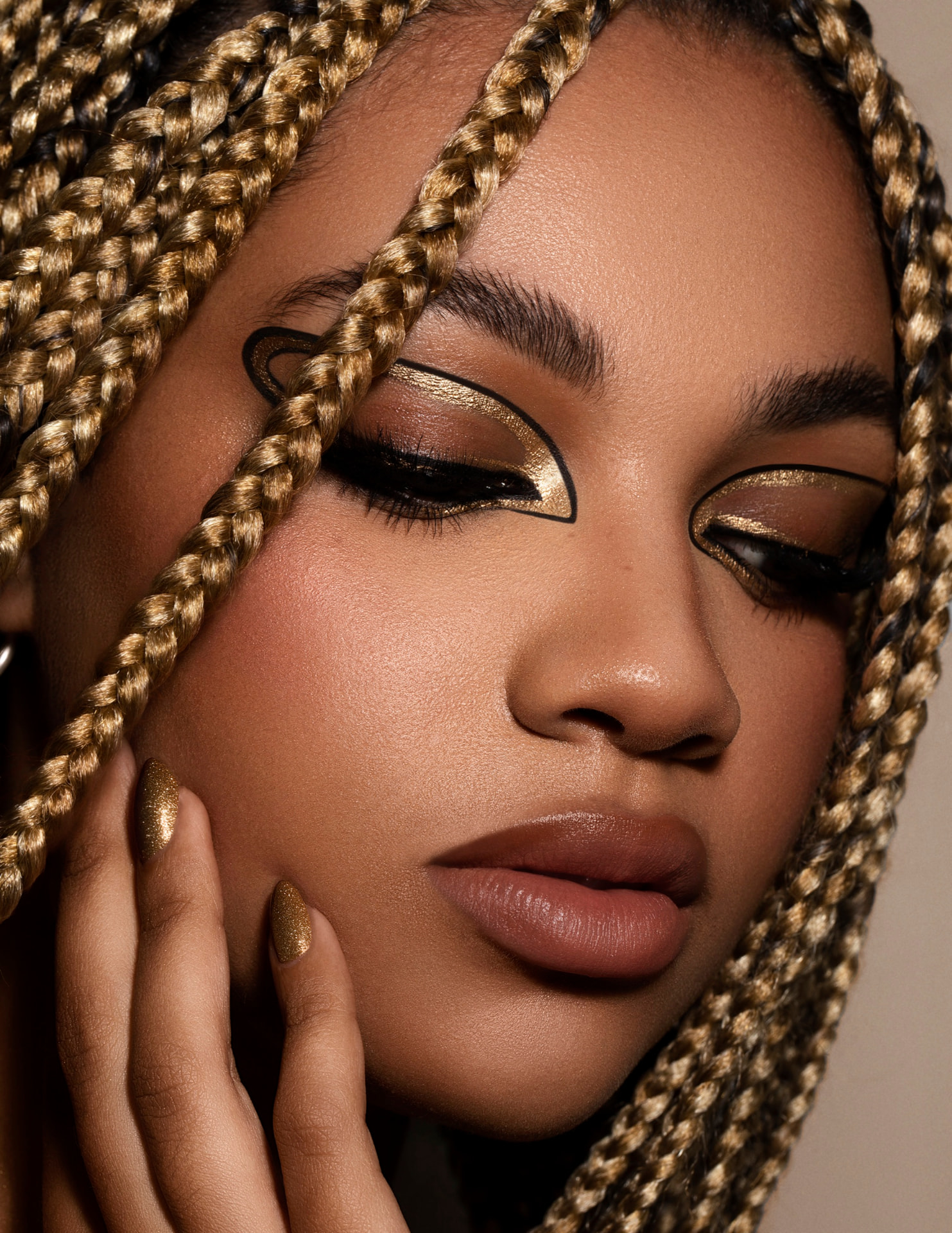 Beauty portrait of Charlie after Lucinda’s retouching